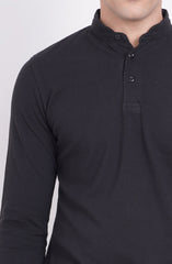 Mandarin Collar Polo
