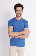 Henley In Slub Jersey