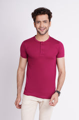 Henley In Viscose