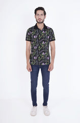 Printed Polo Tee