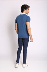 Polo Tee In Color Block
