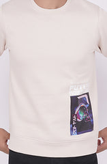 Futuristic Printed Sweatshirt