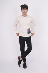 Futuristic Printed Sweatshirt