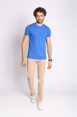 Knit Tee In Royal Blue