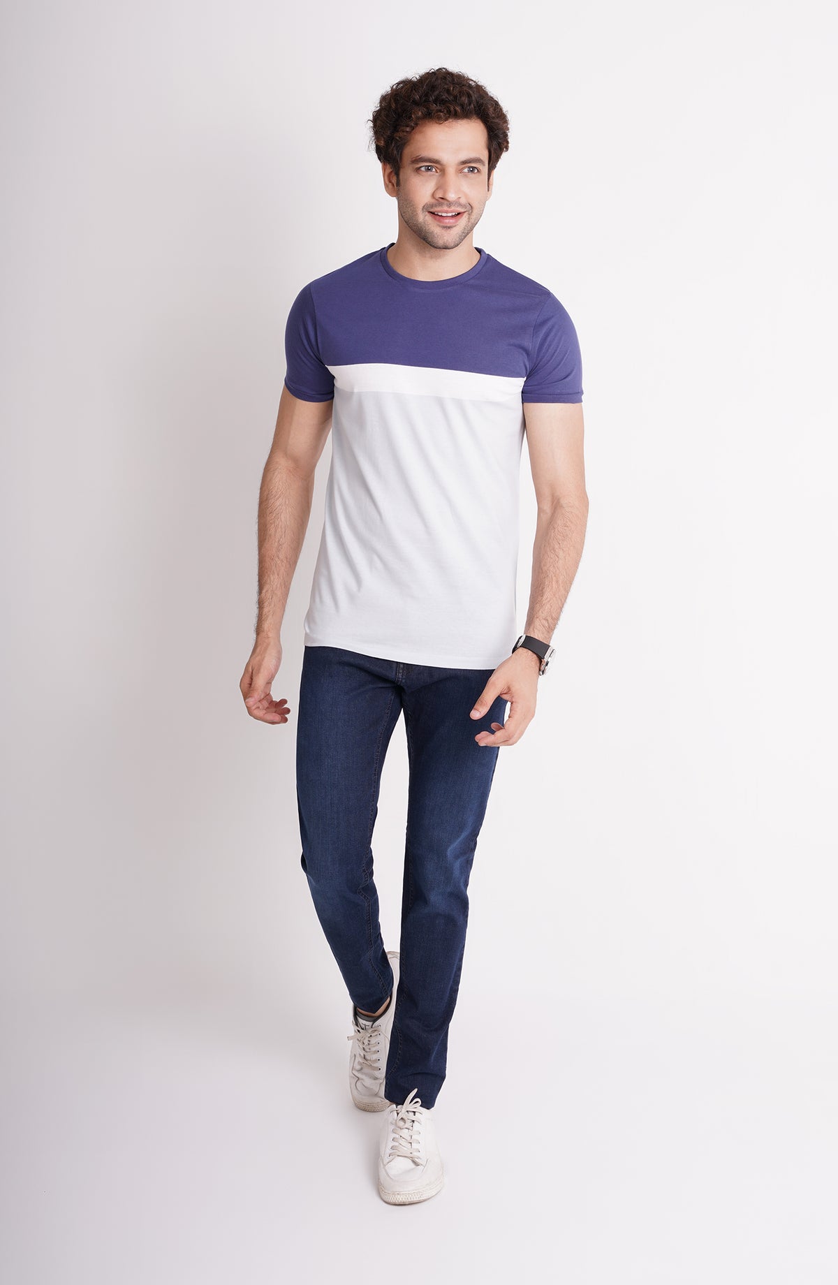 Color Block Jersey Tee
