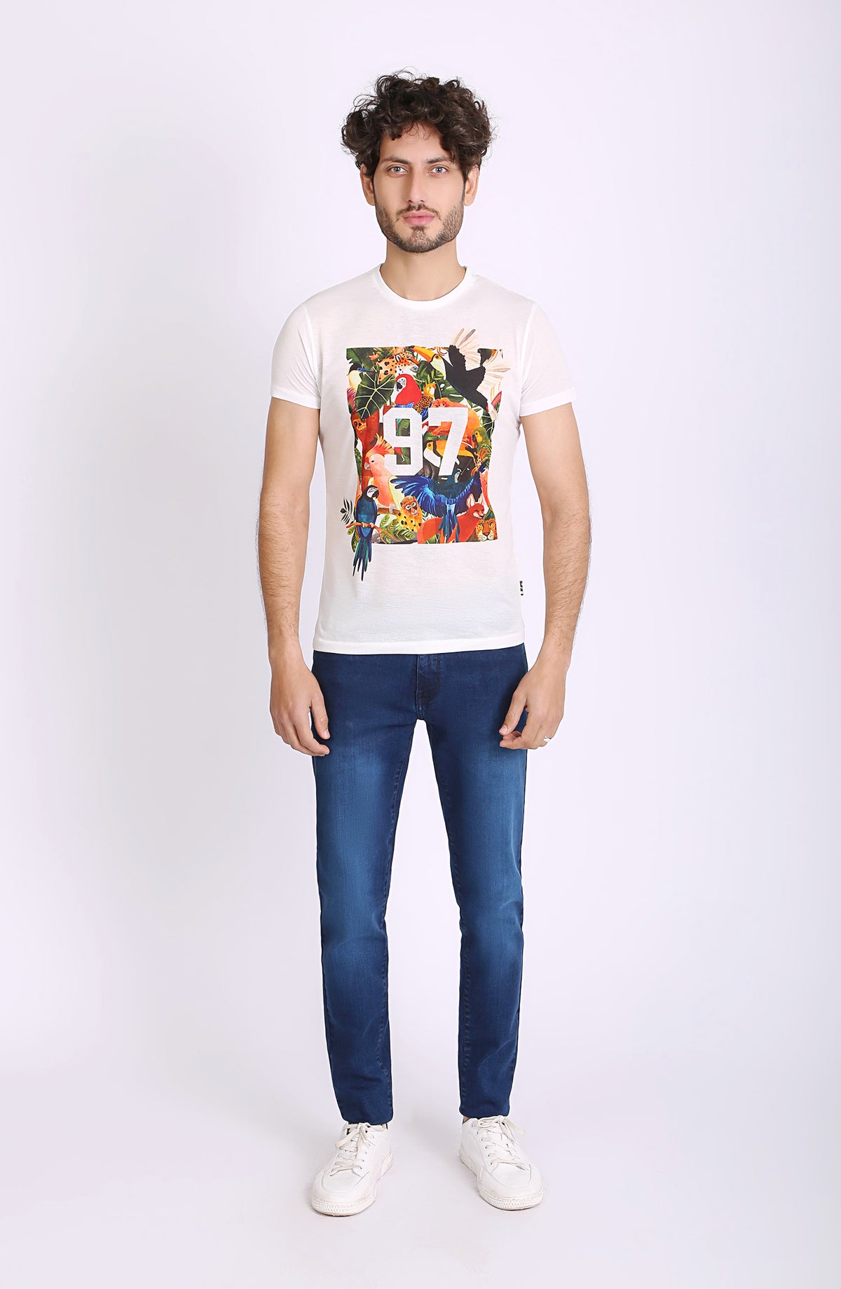 Tropical Print Tee