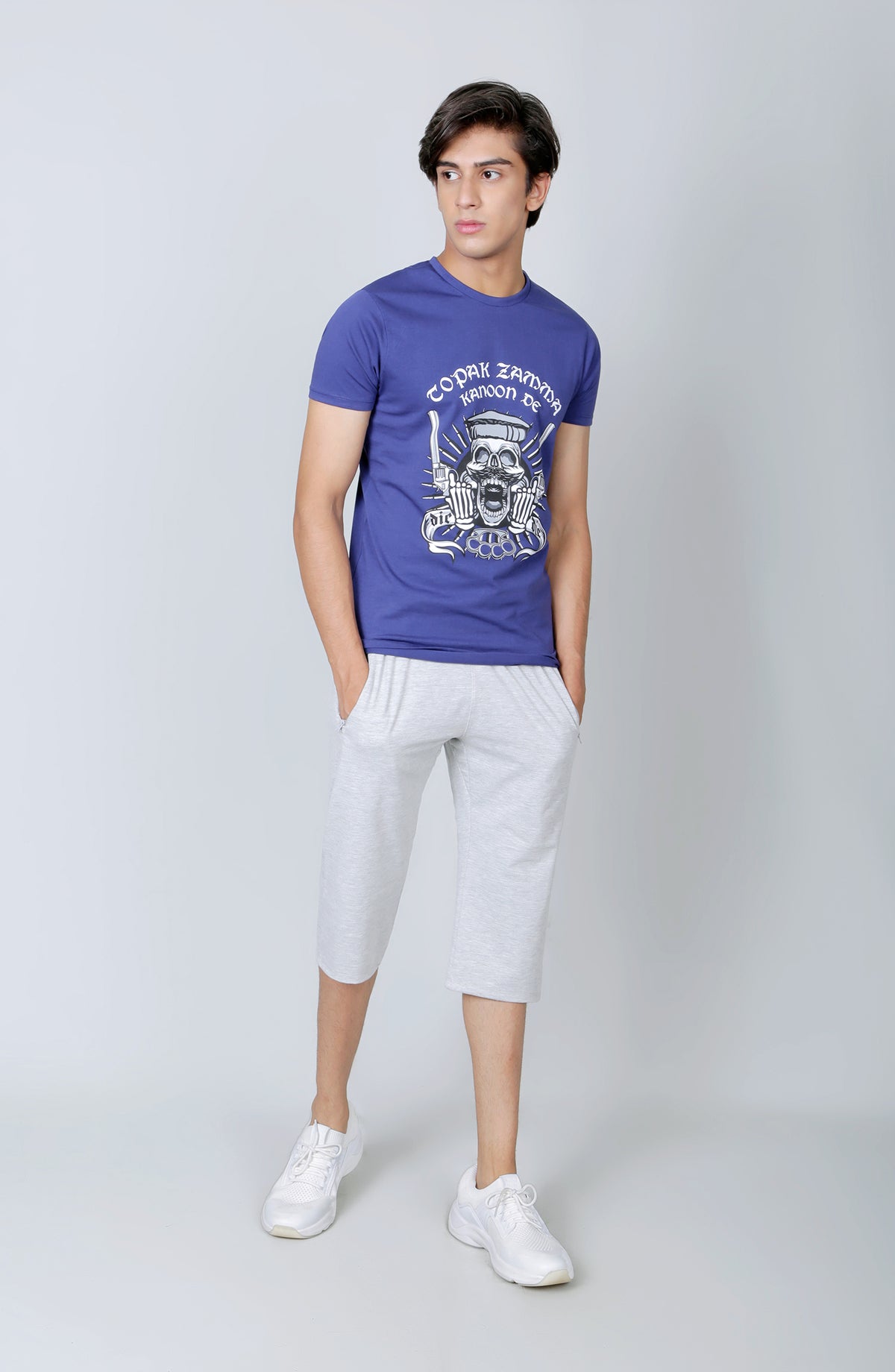 Copak Zamma Printed Tee-Blue