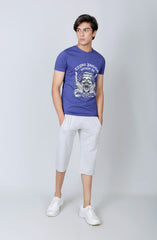 Copak Zamma Printed Tee-Blue
