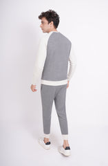 Night Suit In Rib Knit