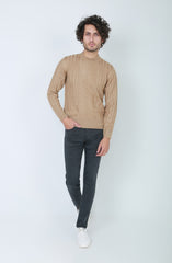Men'S Cable Knit Jumper