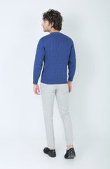 Cable Knit Jumper In Cotton
