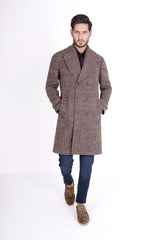 Long Coat In Pure Wool