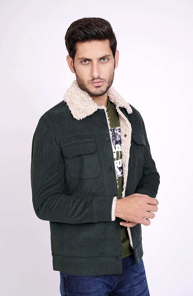 MWC609422-COUDROY JACKET IN GREEN – Leisure Club Official