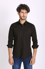Button Down Shirt In Popline