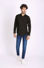 Button Down Shirt In Popline