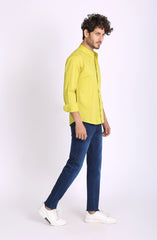 Button Down Shirt In Popline