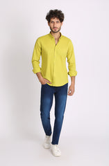Button Down Shirt In Popline