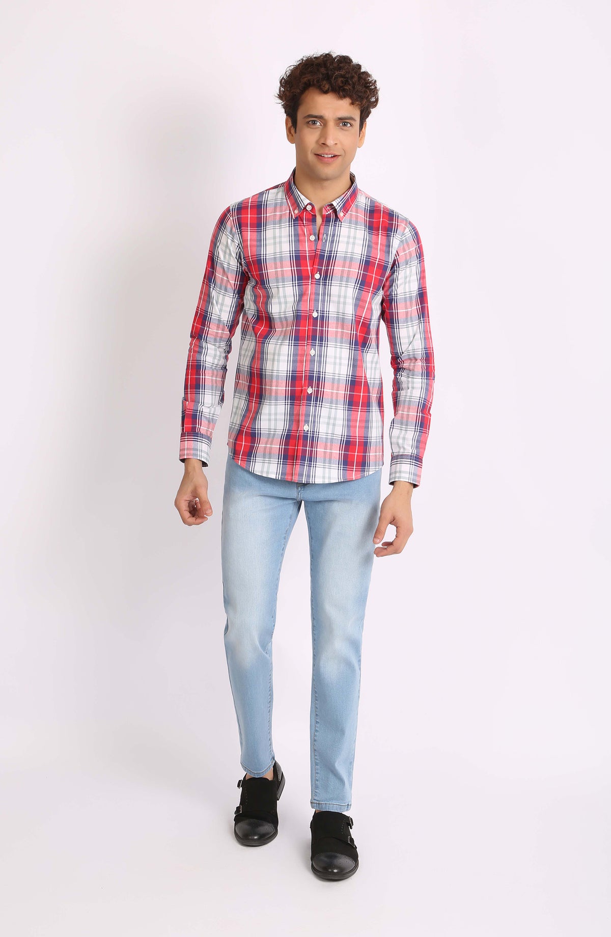 Check Button Down Shirt