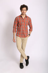 Checkered Slim Fit Shirt
