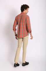 Checkered Slim Fit Shirt