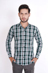 Checkered Yarn Dyed Shirt