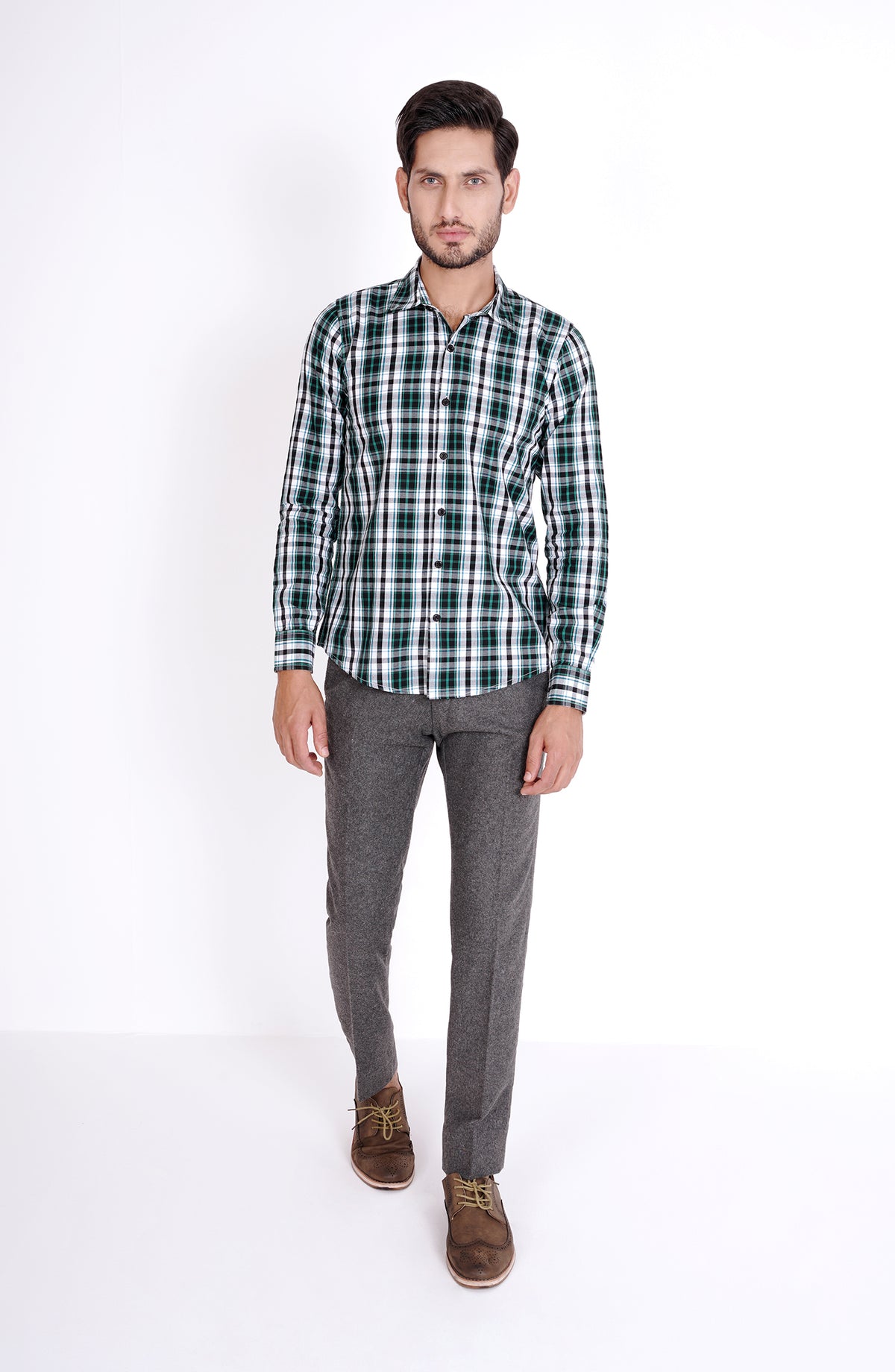 Checkered Yarn Dyed Shirt