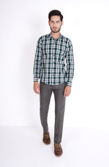 Checkered Yarn Dyed Shirt