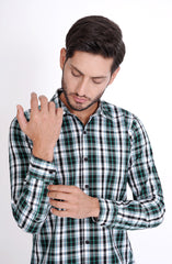 Checkered Yarn Dyed Shirt