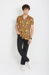 Rever Collar Shirt In Tropical