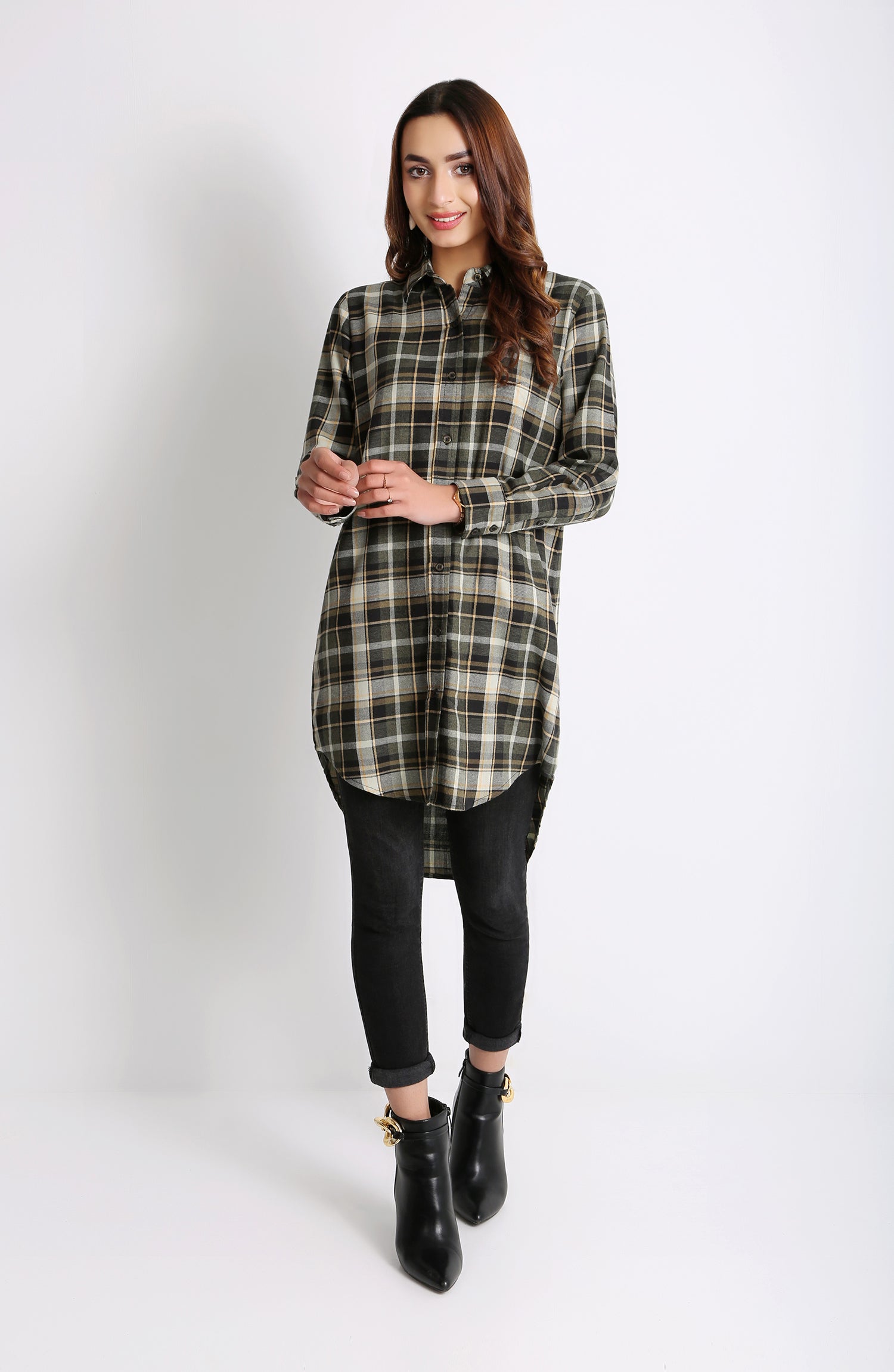 TWW034421-COLLARED LONG SHIRT – Leisure Club Official