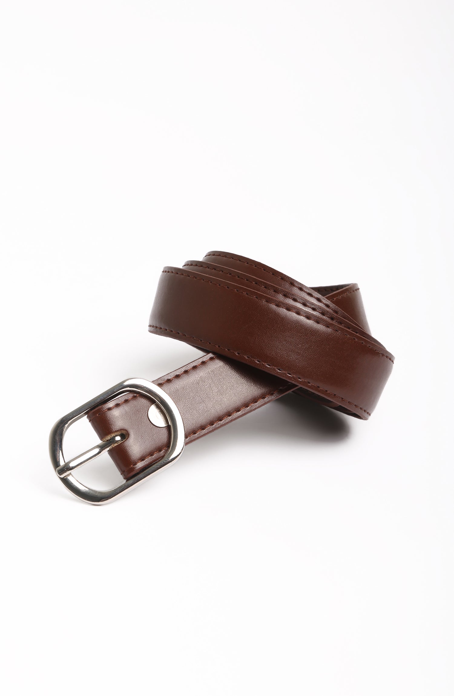 WBL701122-LEATHER BELT-BROWN – Leisure Club Official