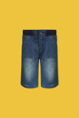 Terry Denim Shorts