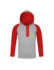 Snap Button Hood Shirt