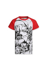 Marvel Color Block Raglan Tee