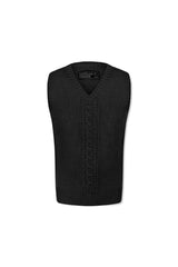 Sleeveless Cable Knit Pul Over