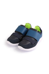 Blue Pu Sneaker White Sole