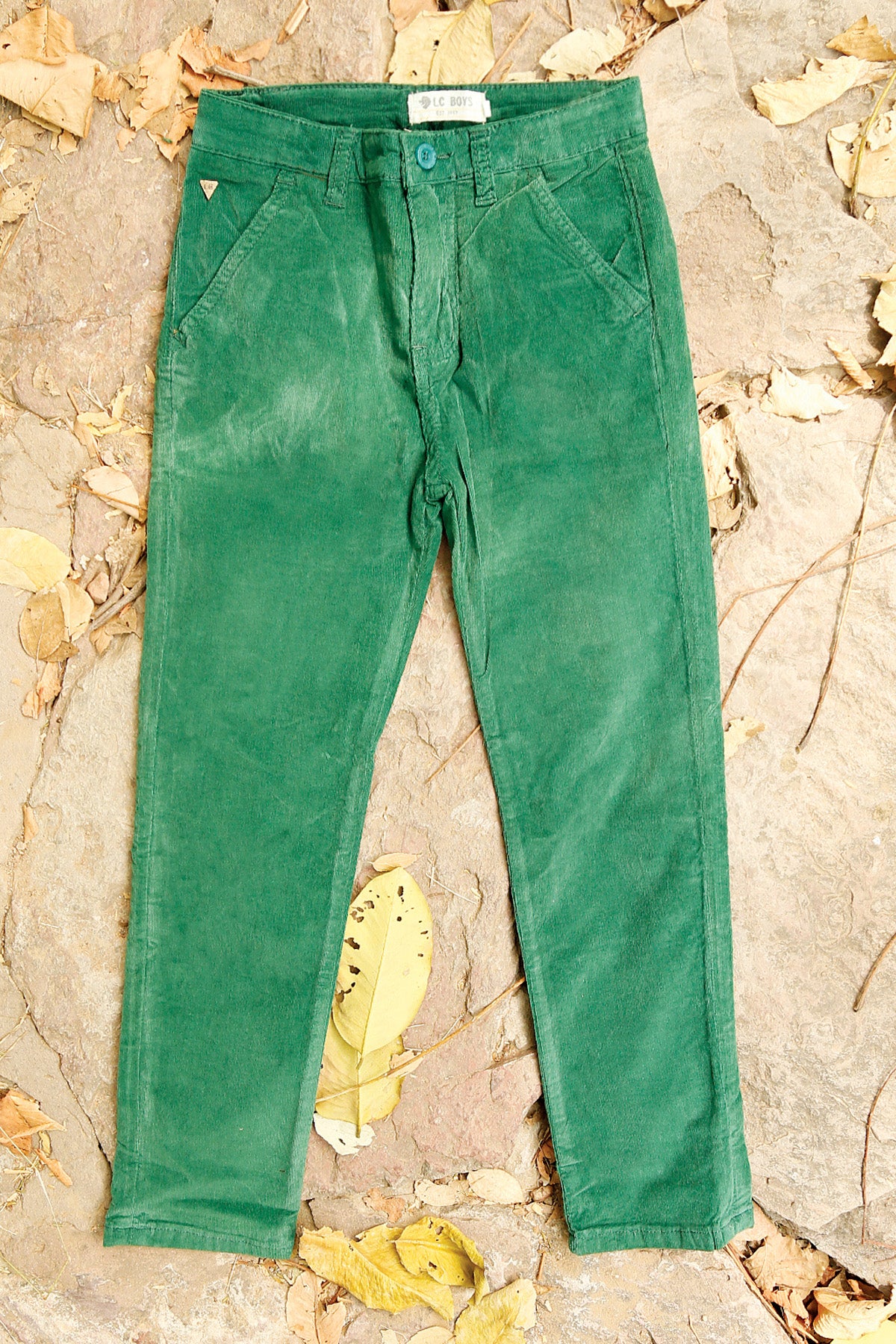 Lc Men Corduroy Slim Fit Tr
