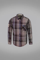 Brown Embroidered Shirt