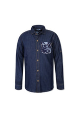 Printed Patch Pocket Shirt