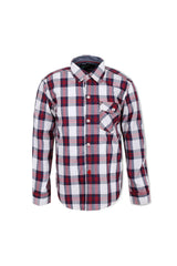 Red Check Single Pocket Shirt
