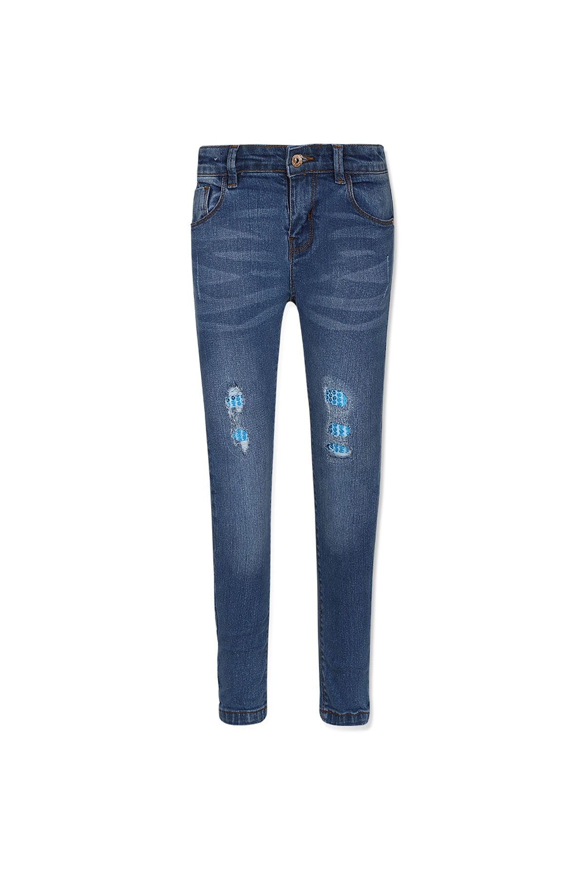 Sequins Patch Denim
