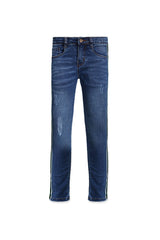 Green Stripe Jeans