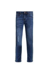 Green Stripe Jeans