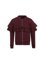 Girls Flayered Zipper