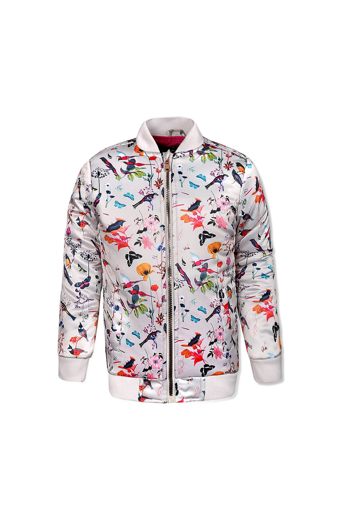 Printed Bomber Jacket