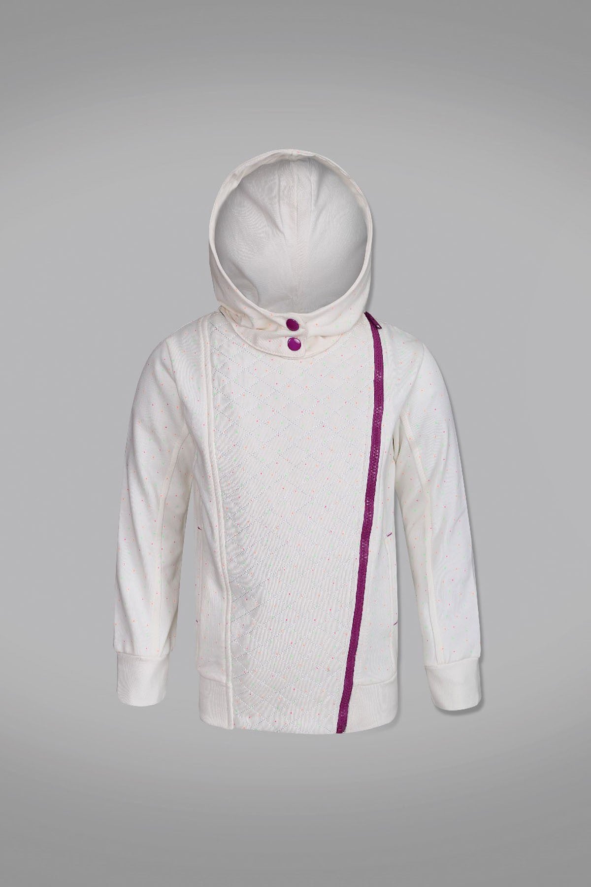 Allover Polka Dots Hood