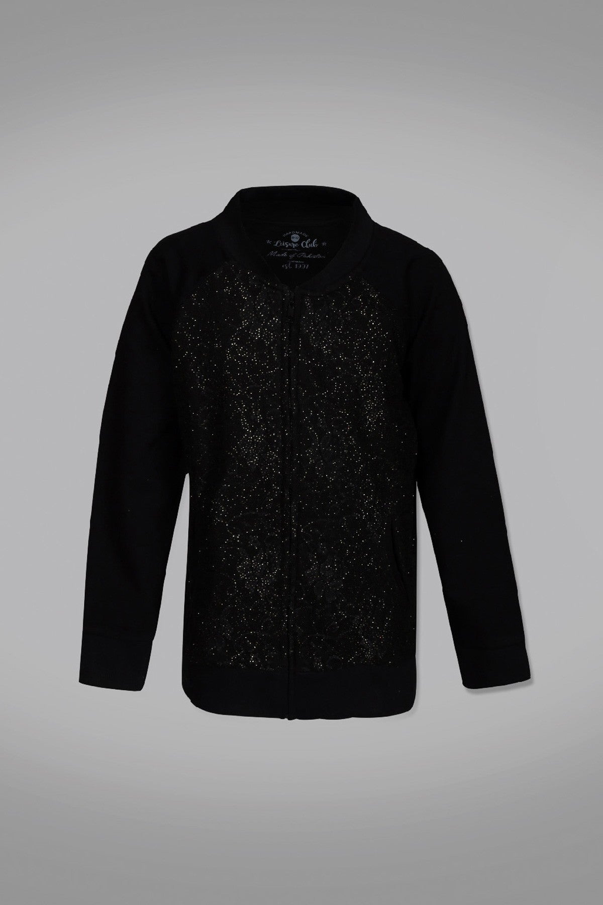 Lurex Net Fleece Jacket
