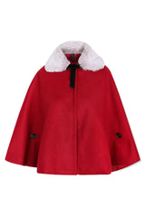 Faux Fur Cape