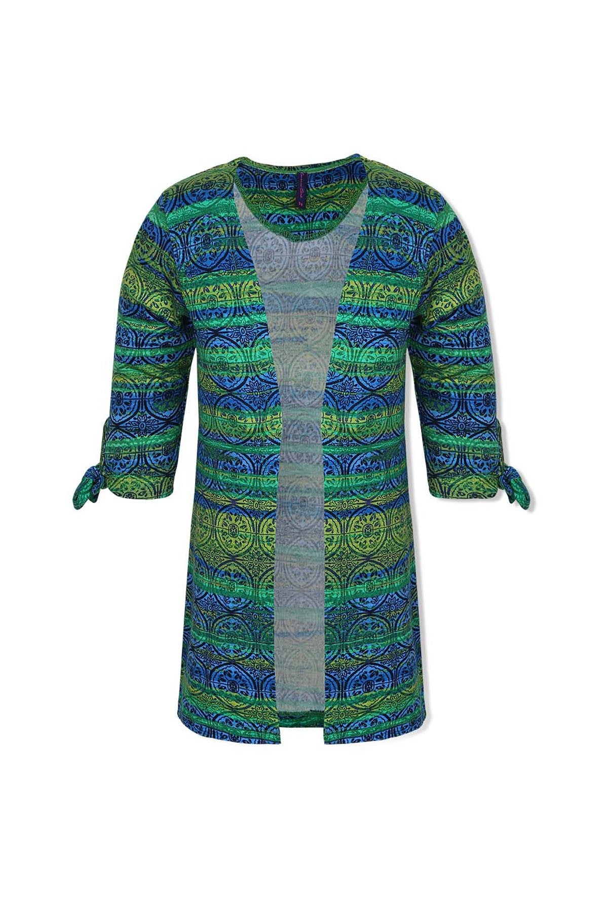 Stripe Printed Shrug