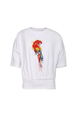 Gathered Parrot Top